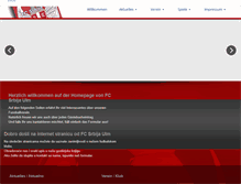 Tablet Screenshot of fc-srbija-ulm.de